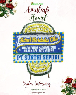 Papan Bunga Duka di Pucanganom